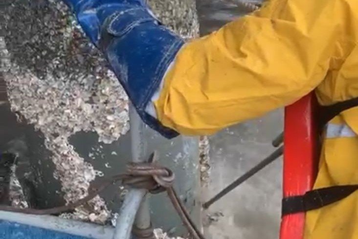 Surface preparation work