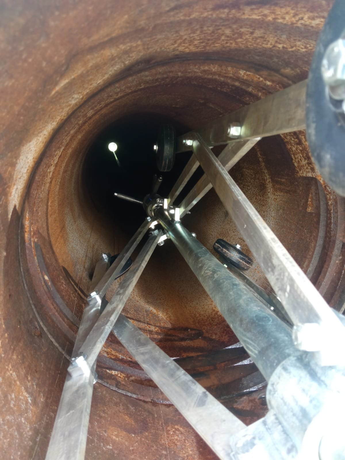 Riser pipe cleaning project