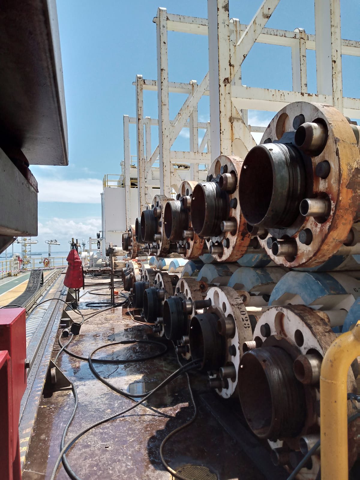 Riser pipe cleaning project