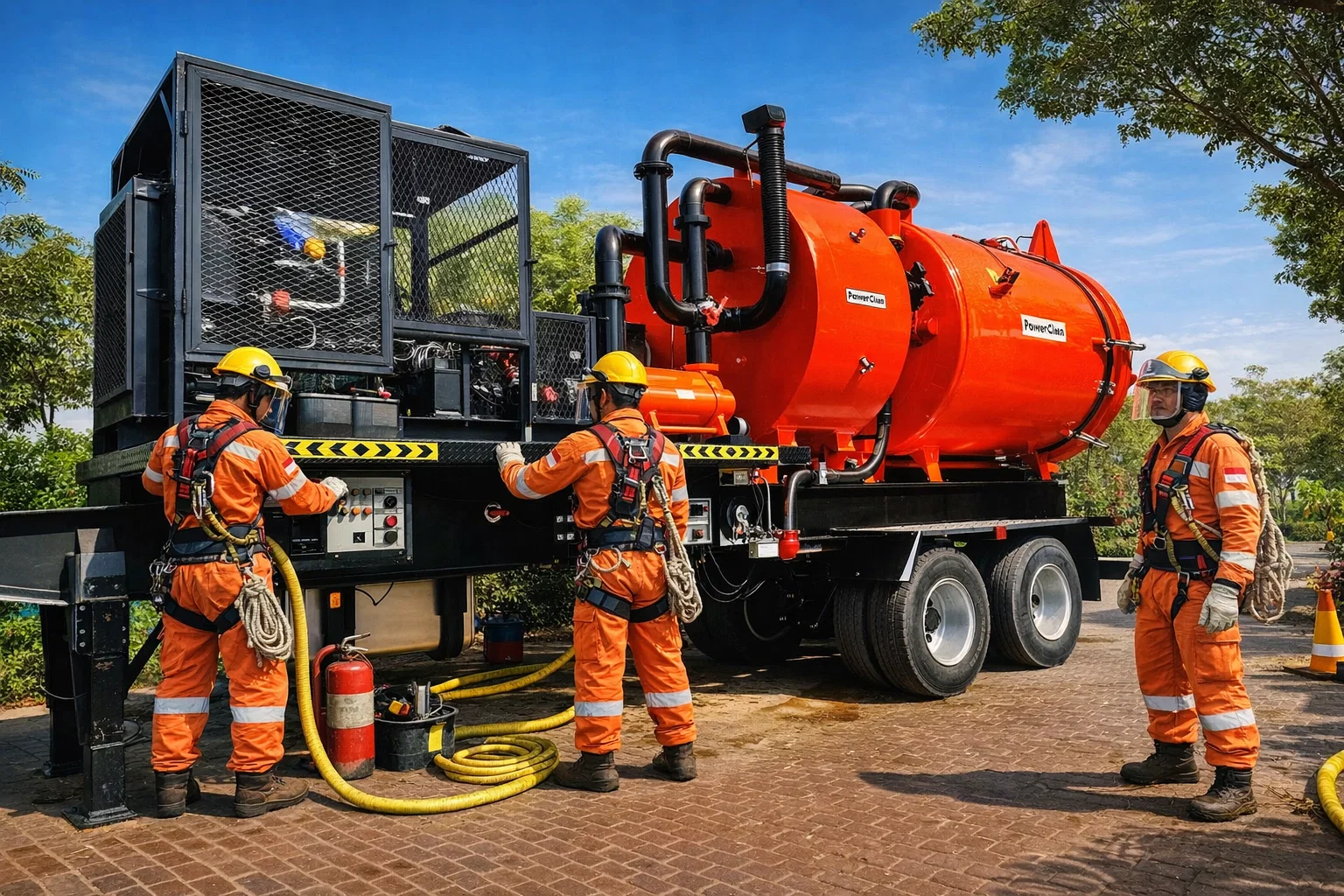 Swanindo hydroblasting equipment